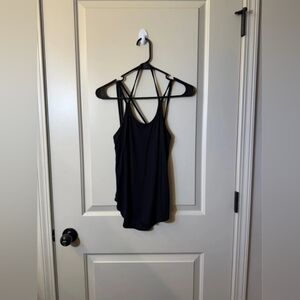 Black Strappy Women's Top